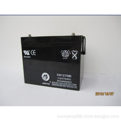 Sealed Lead-Acid Deep Cycle Battery 12V70ah
